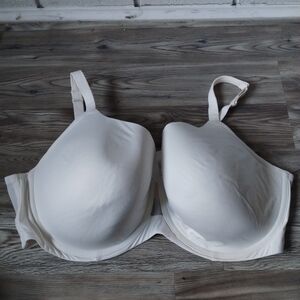 Cacique Completely Cool French Full Coverage Bra Cream size 46DDD